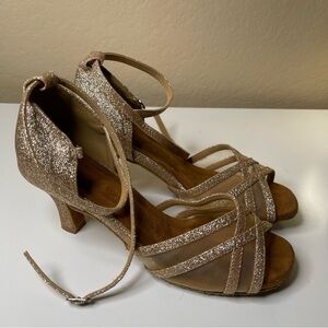 Akanu Women's Latin Dance Shoes Female's Ballroom Salsa Dance Shoes